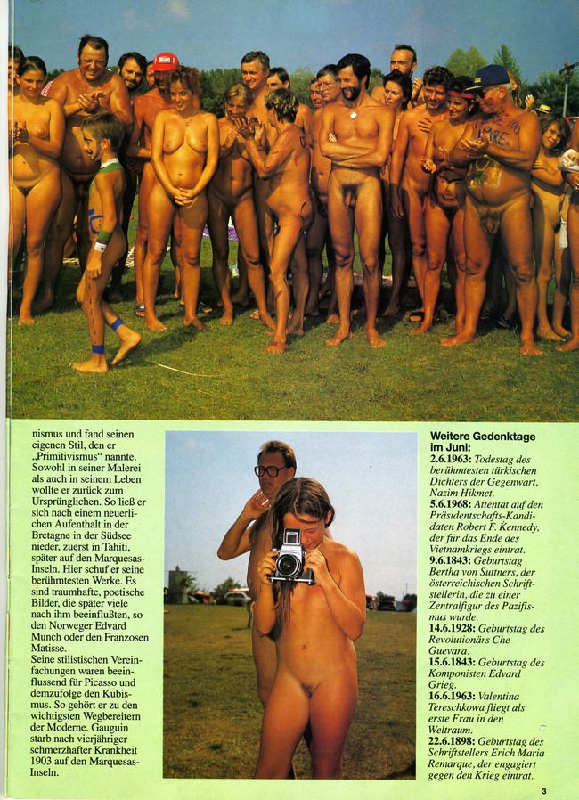 Jung und Frei Nr.61 - parents and children nudists relax in nature vintage magazine [Nudism collection]