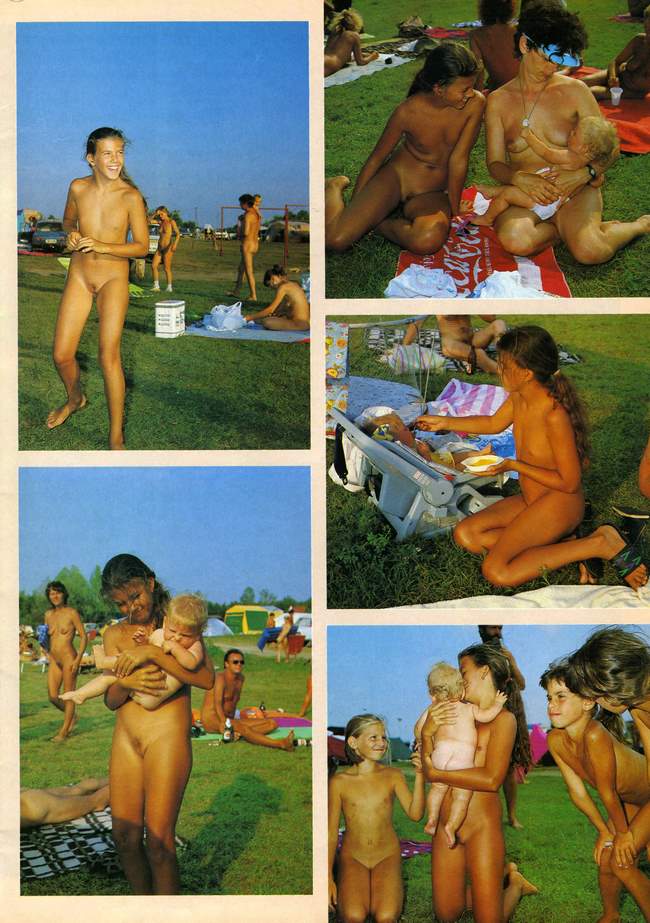 Jung und Frei Nr.61 - parents and children nudists relax in nature vintage magazine [Nudism collection]