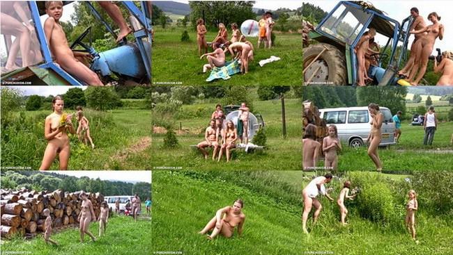 Summer camp on nature naturism video [Nudism collection]