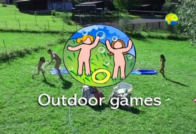 Video outdoor games family nudismm [Naturist Freedom] [Nudism collection]