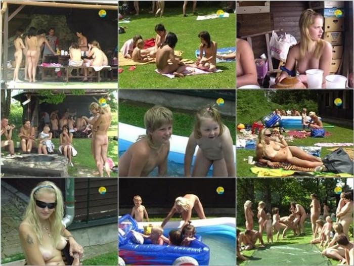 Nudists organized a picnic in nature Naturist Freedom video [Nudism collection]