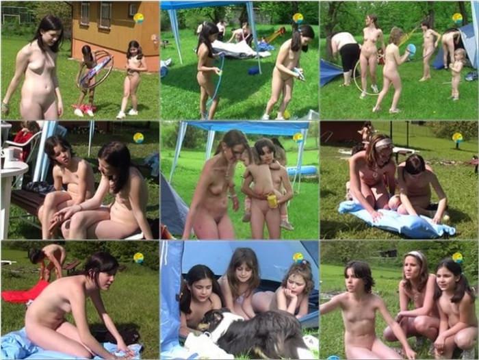 Nudist summer camping video Hoola hoola video studio Naturist Freedom [Nudism collection]